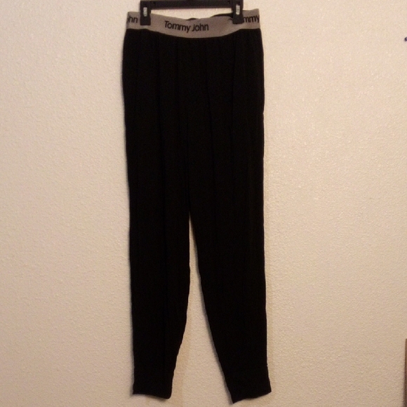 Tommy John Other - Tommy John Black Ribbed Thermal Long Johns with Gray Waistband